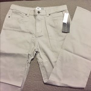 Old Navy boys gray chino pants 16Husky